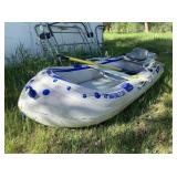 9H Sea Eagle Rubber Raft and Oars