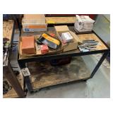 Rolling Cart with Contents