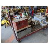 Metal Rolling Cart with Grinder, Dressing Tool,