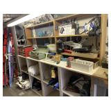 Contents of Everything On top and Below of Bench