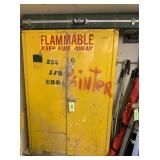 Flammable Metal Cabinet, Bow Case, Bow and Arrows