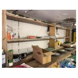 Contents of Shelf and Upper Shelf: Saw Blades