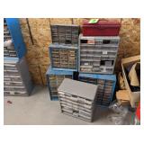 Parts Bins / Organizers with Contents: Bolts,