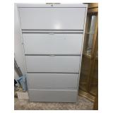 3) Metal Filing Cabinets