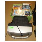 TV with DVD Player, Assorted VHS Movies