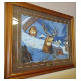 "Sneak Attack" by Tom Mansanarez Framed Print