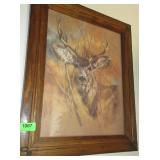 Framed Deer Decor