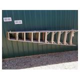 10 FT A Framed ladder, 6 FT A Framed Wood Ladder