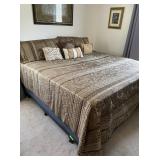 King Bed, Mattress, Box Spring, Bedding