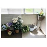 Decorative Fake Flowers, Vases, Containers