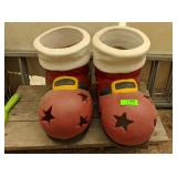 Santa Boots Decor