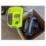 Ryobi Battery Circuler Saw and Flashlight