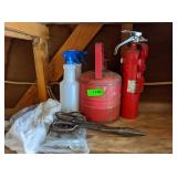 Fuel Tank, Spray Bottles, Metal Snips, and More