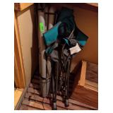 Folding Camp Chair, Plastic Pipe