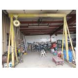 Chain Hoist with Rolling Frame