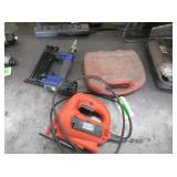 Staple Gun, Jigsaw, Drill Bits