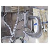 Wrenches, Saw, Clamps, Screwdrivers