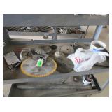 Assorted Saw Blades, Cut-Off Discs and Wheels