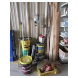 Drop Lights, Small Engine, Floor Squeegee