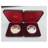 2) Royal Canadian Mint National Parks Moose Coins