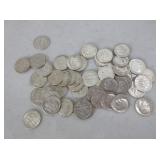 33) 1959-D and 17) 1954-D Silver Dimes