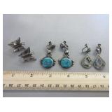 Sterling Silver Screwback Earrings