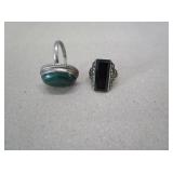 Sterling Malacate Size 11 1/2" Ring and