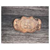 Cast Iron Knob w/ Nazi Swastika