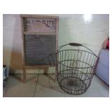 Wash Board & Spud Basket