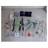Watches, Key Chains, Misc. Jewelry & Boxes