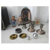 Roger Silver Company Candlesticks, Containers,