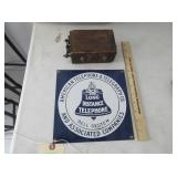 Ford Battery Box, American Telephone Sign