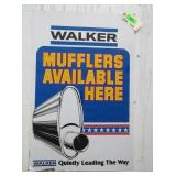 Double-Sided Walker Mufflers Sign
