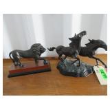 Decorative Crafts Lion and Horse Statues