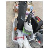 Tackle Boxes, Fishing Poles, Tent