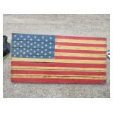 Wooden American Flag