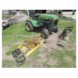 John Deere 317 Riding Lawnmower, Attachments