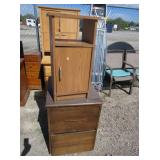 Filing Cabinet, End Table with Cabinet