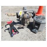 Foley Saw Grinder, Jack Stand, Tefal Deep Fryer