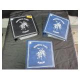 3) Binders of Football Cards