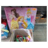 Disney Princess Folding Table, Plastic Toys