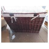 Wicker Basket, Jug, Life Vest, Blanket, Ulu Knife