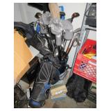 Golf Clubs, Bags, Balls