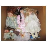 Dolls, Baseball Mitt, Bats