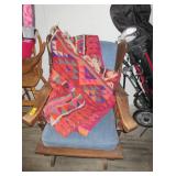 Area Rug, Wooden Chair, Cushions