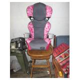 Car Seat, Wooden High Chair