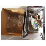 Trays, Decanter, Salt and Pepper Shakers