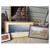 Framed Wildlife Picture, Utah City Picture, Fish