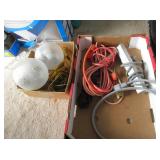 Hanging Lamp, Extension Cord, Power Strip