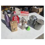 Barn Cookie Jar, Krups French Press, Percolators